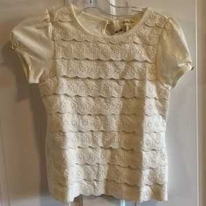 Matilda Jane cream top size 6 NWT